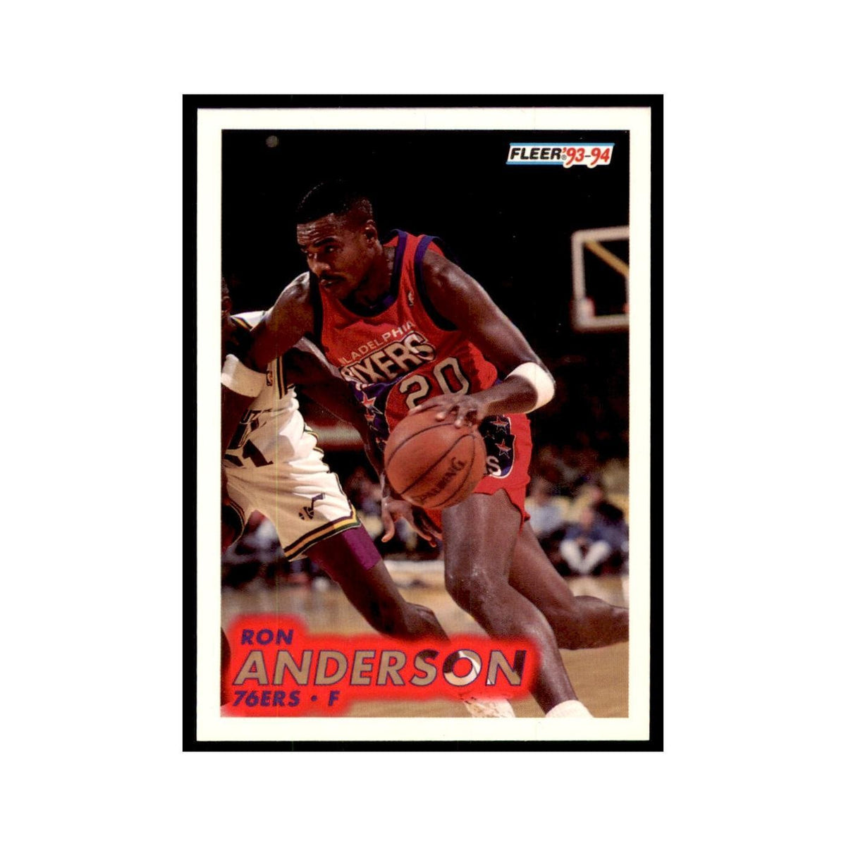 1993 Fleer Ron Anderson Basketball Cards #155