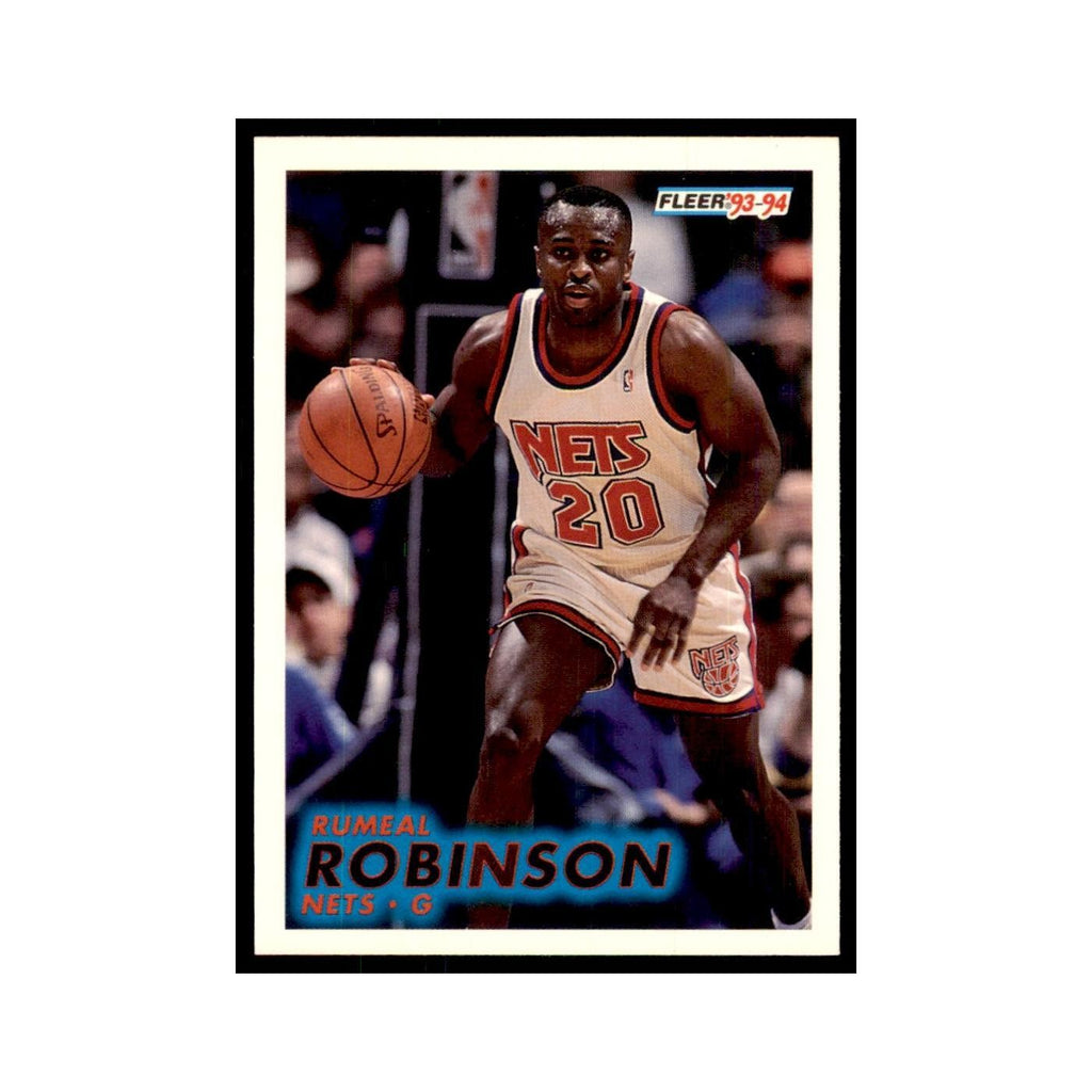 1993 Fleer Rumeal Robinson Basketball Cards #136