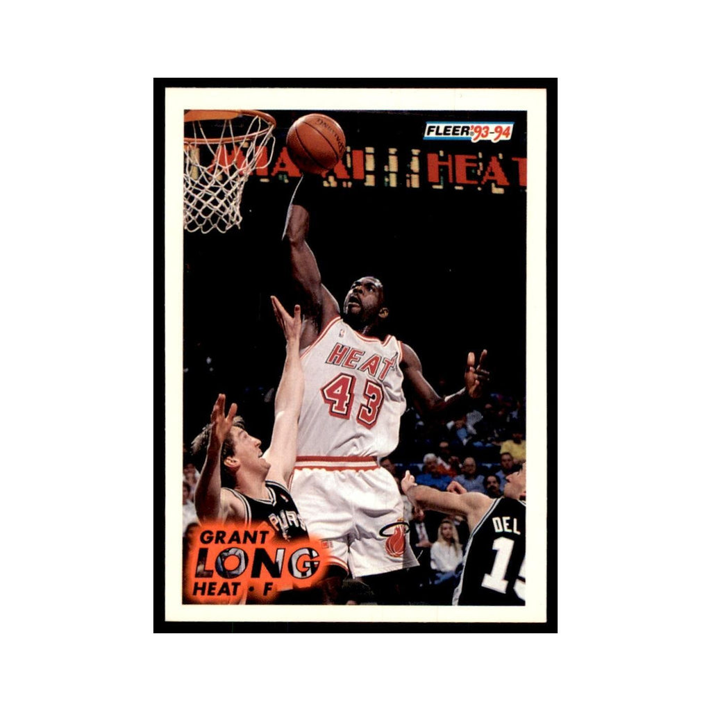 1993 Fleer Grant Long Basketball Cards #107
