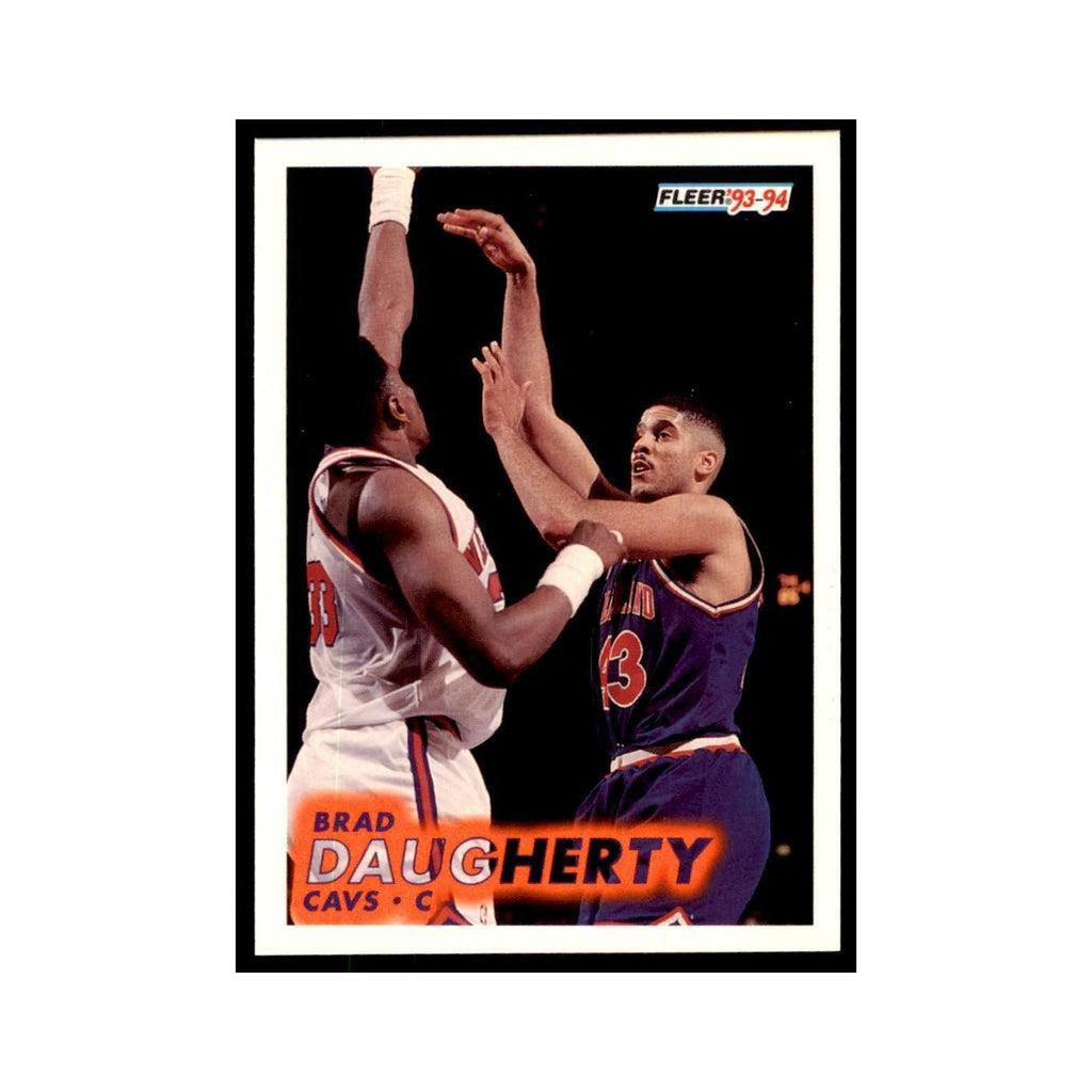 1993 Fleer Brad Daugherty Basketball Cards #35