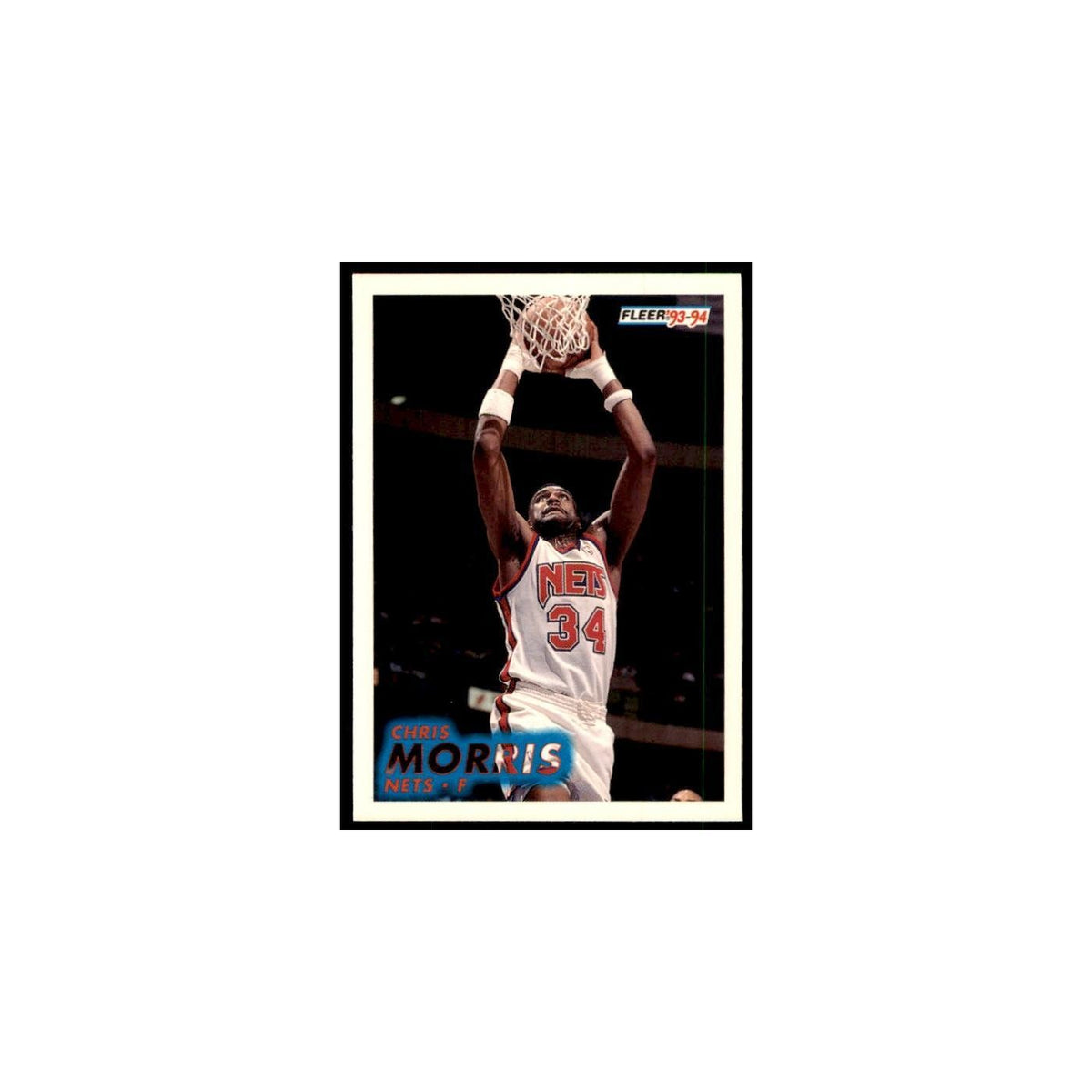 1993 Fleer Chris Morris Basketball Cards #135