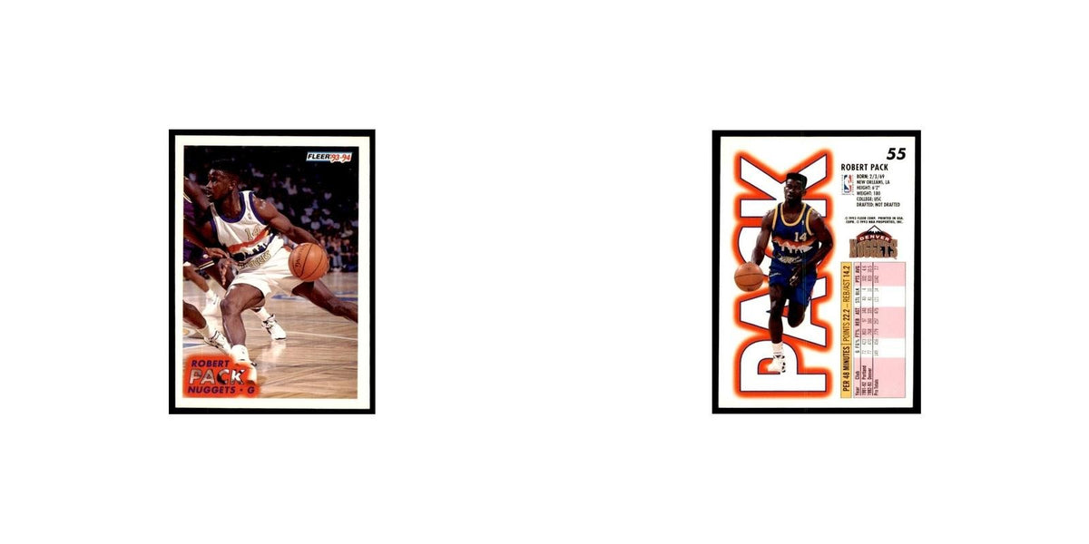 1993 Fleer Robert Pack Basketball Cards #55