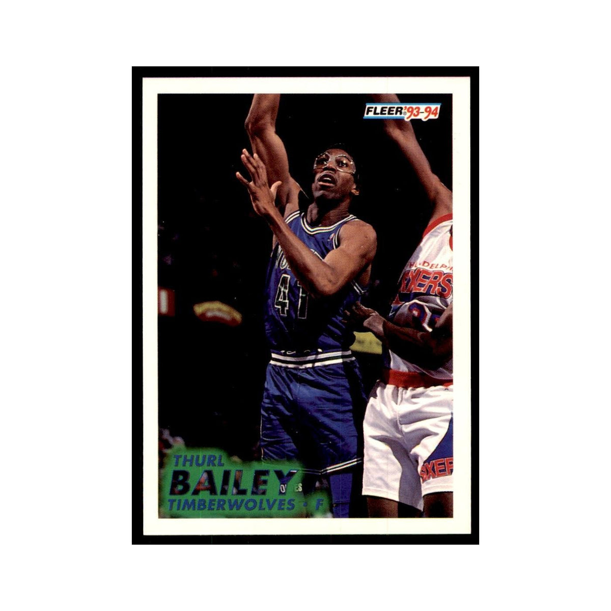 1993 Fleer Thurl Bailey Basketball Cards #122
