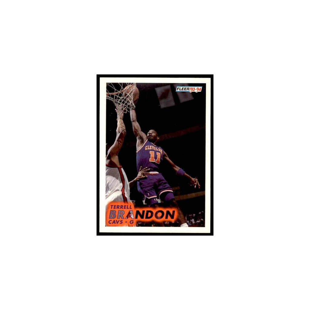 1993 Fleer Terrell Brandon Basketball Cards #34