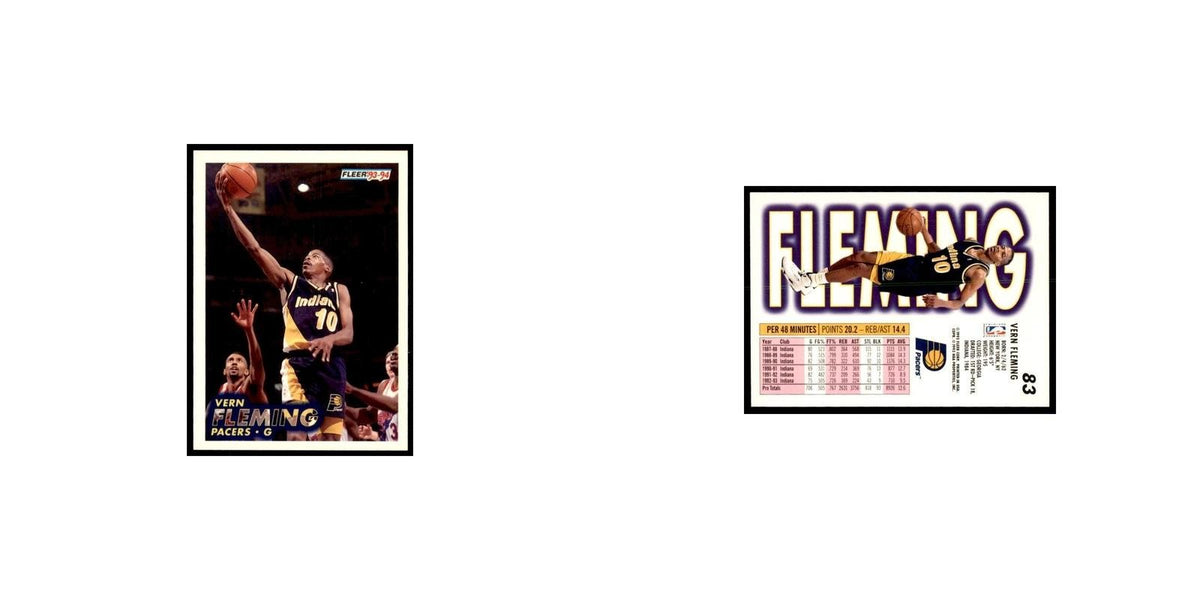 1993 Fleer Vern Fleming Basketball Cards #83