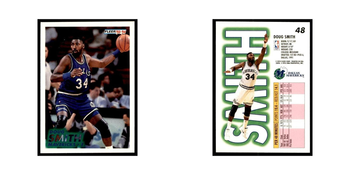 1993 Fleer Doug Smith Basketball Cards #48