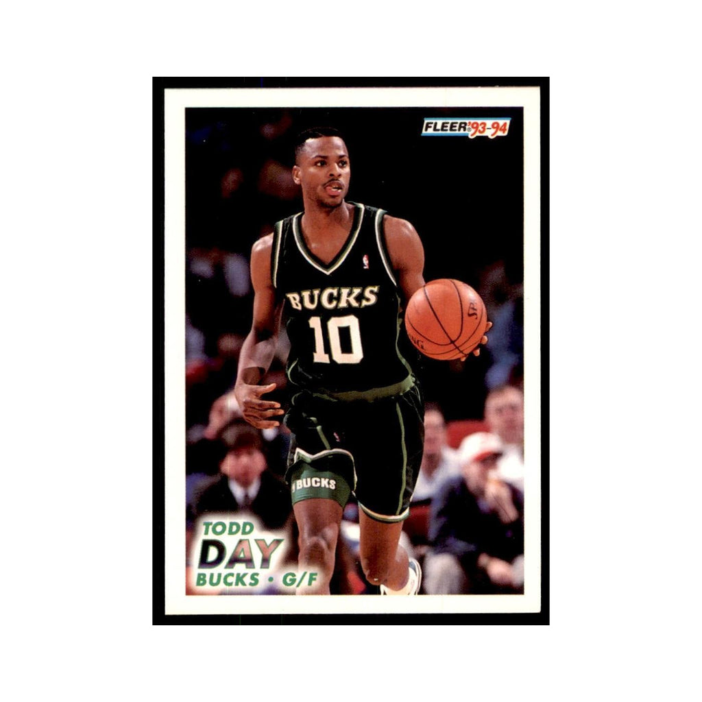1993 Fleer Todd Day Basketball Cards #117