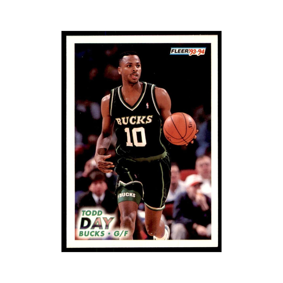 1993 Fleer Todd Day Basketball Cards #117