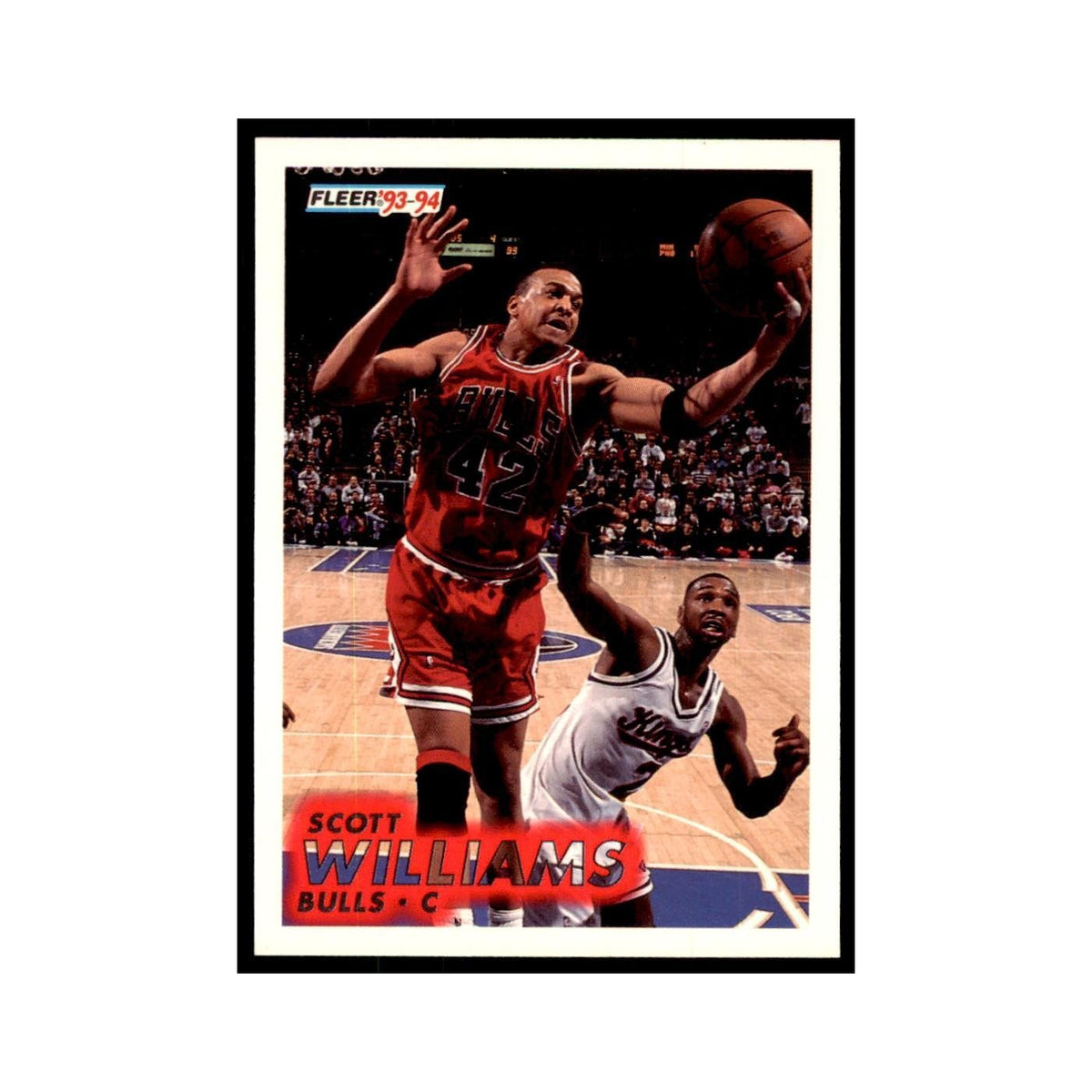1993 Fleer Scott Williams Basketball Cards #33
