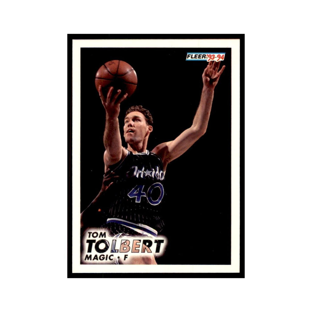 1993 Fleer Tom Tolbert Basketball Cards #153