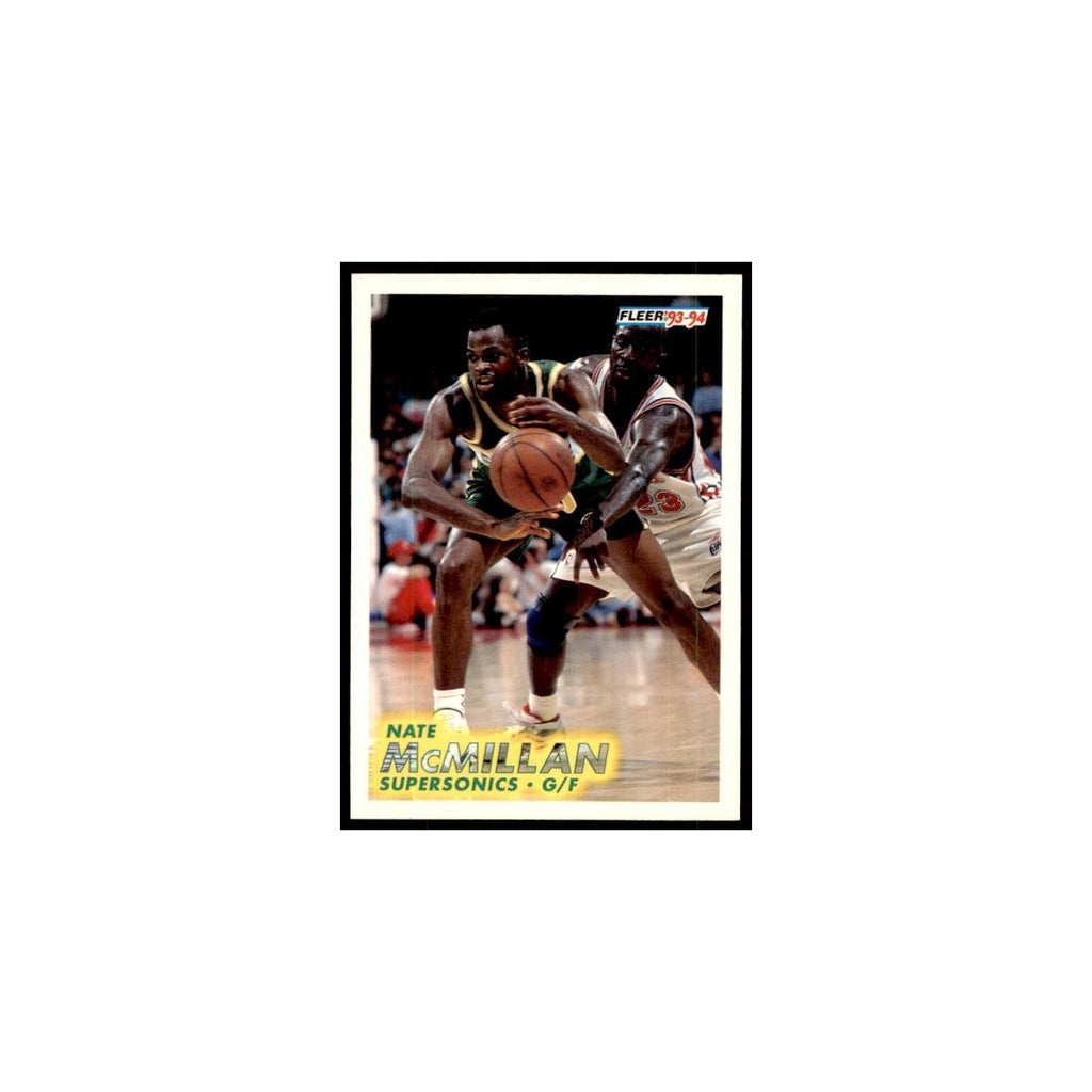 1993 Fleer Nate McMillan Basketball Cards #201