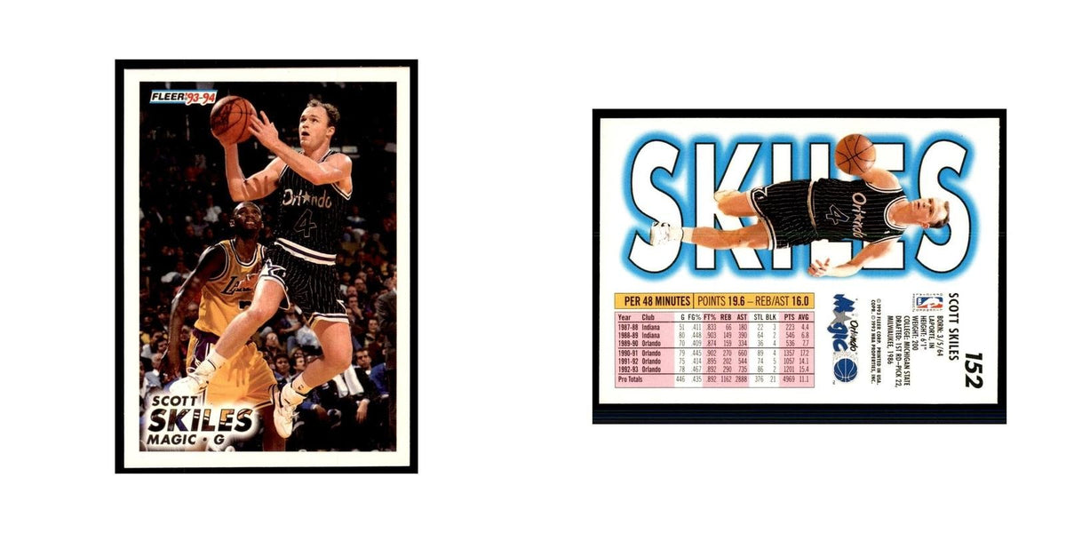 1993 Fleer Scott Skiles Basketball Cards #152