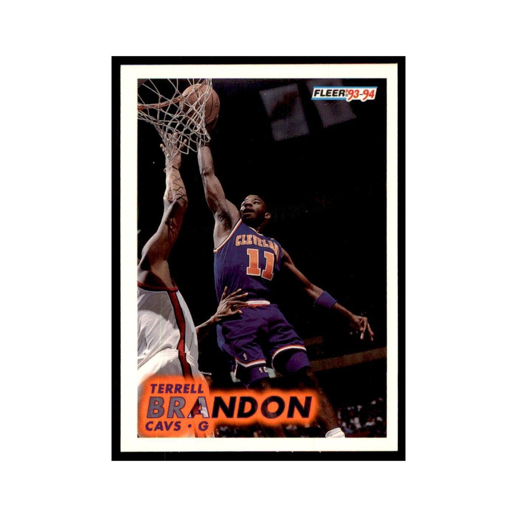 1993 Fleer Terrell Brandon Basketball Cards #34