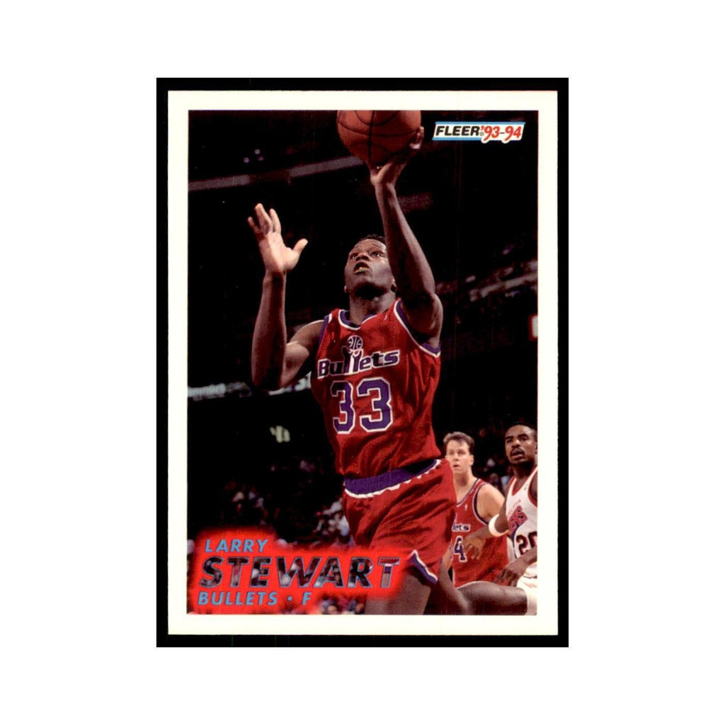 1993 Fleer Larry Stewart Basketball Cards #220