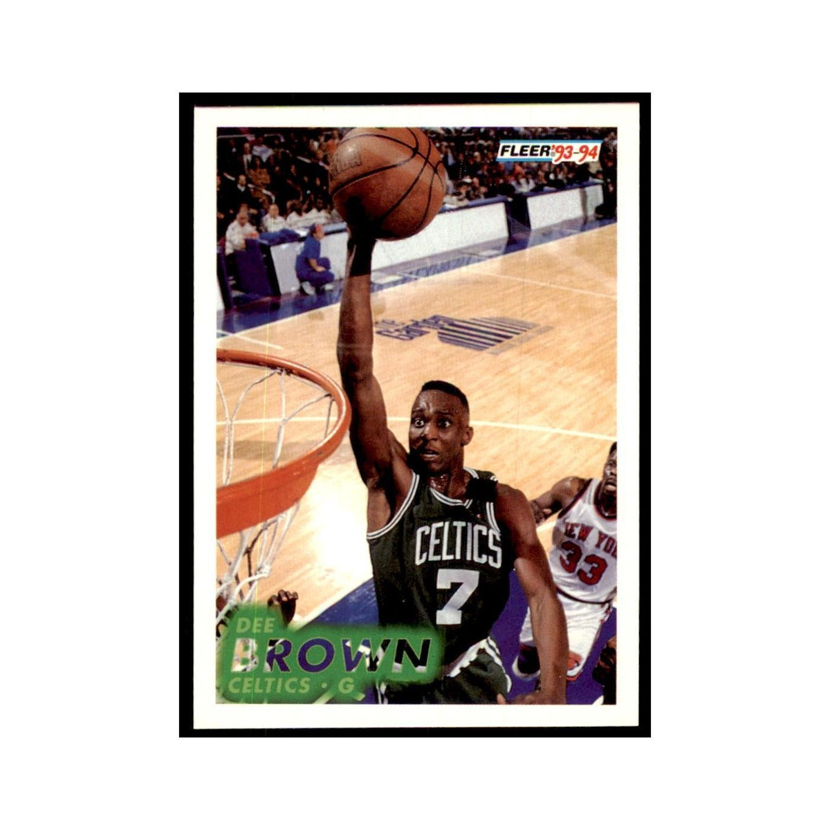 1993 Fleer Dee Brown Basketball Cards #10