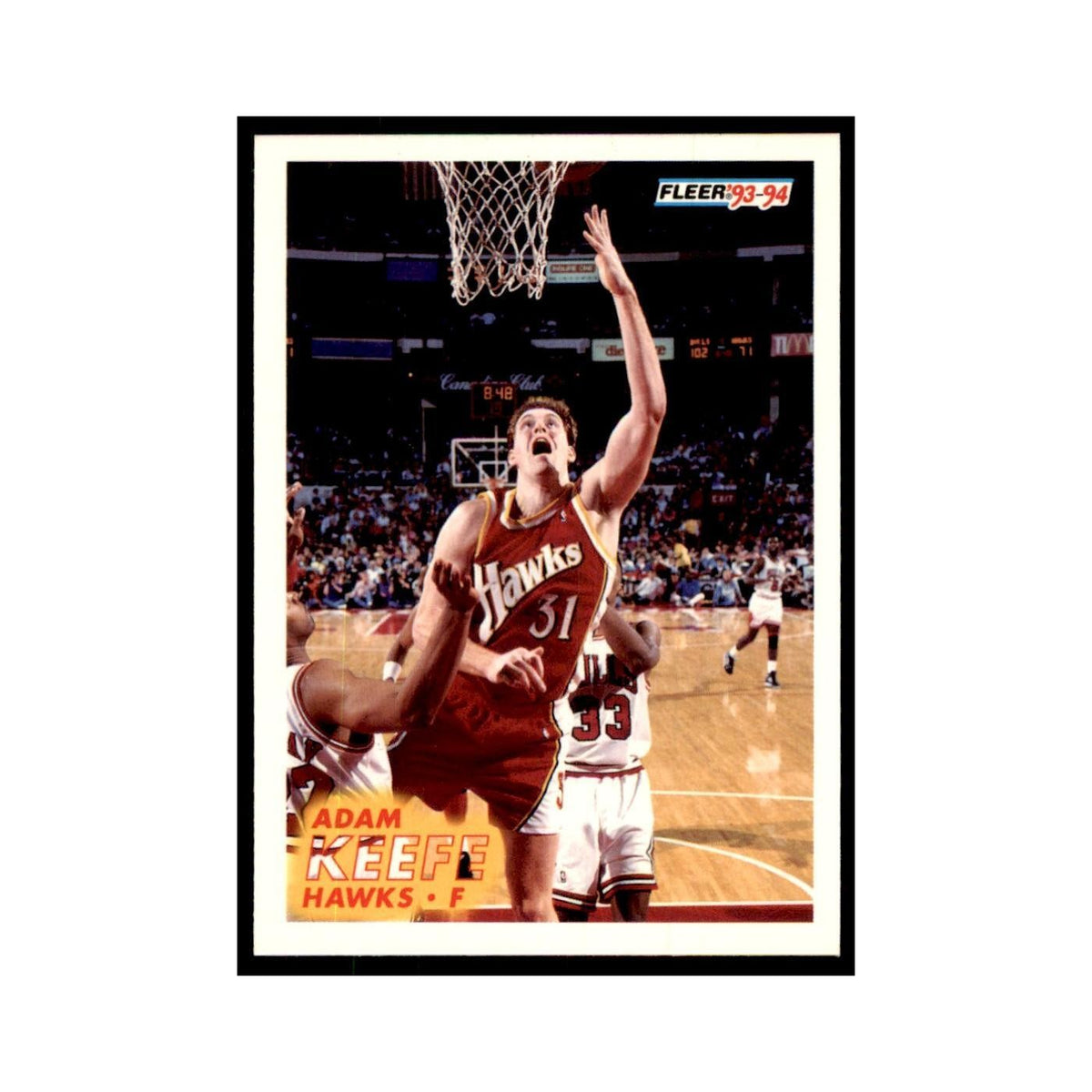 1993 Fleer Adam Keefe Basketball Cards #5