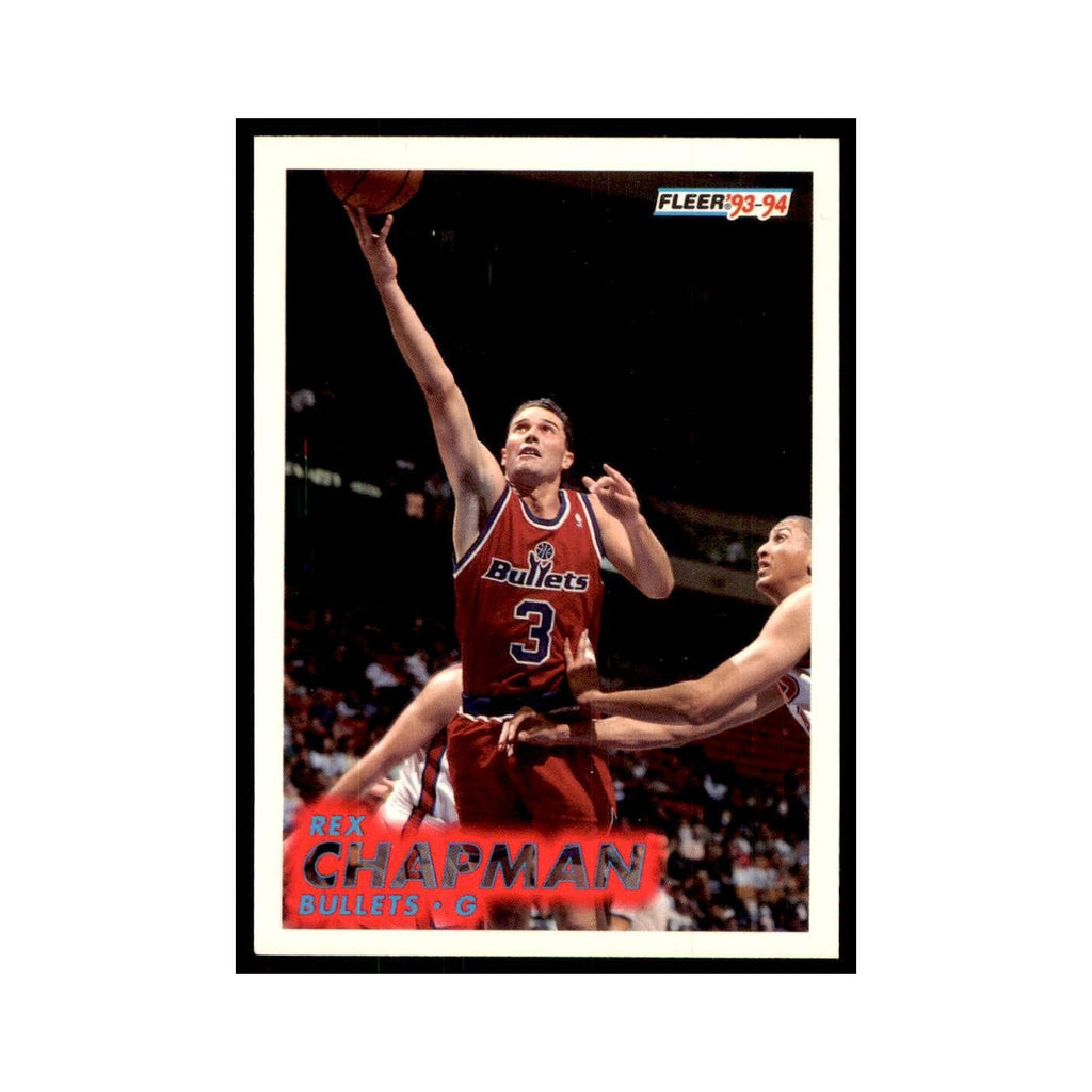 1993 Fleer Rex Chapman Basketball Cards #214