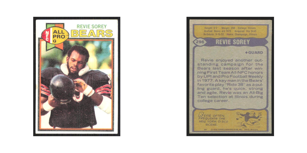 1979 Topps Revie Sorey Bears #296