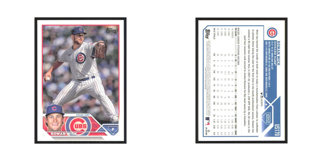 Rowan Wick 2023 Topps Update #US170 Chicago Cubs Baseball Card NM