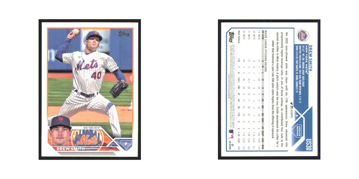 Drew Smith 2023 Topps Update #US30 New York Mets Baseball Card NM