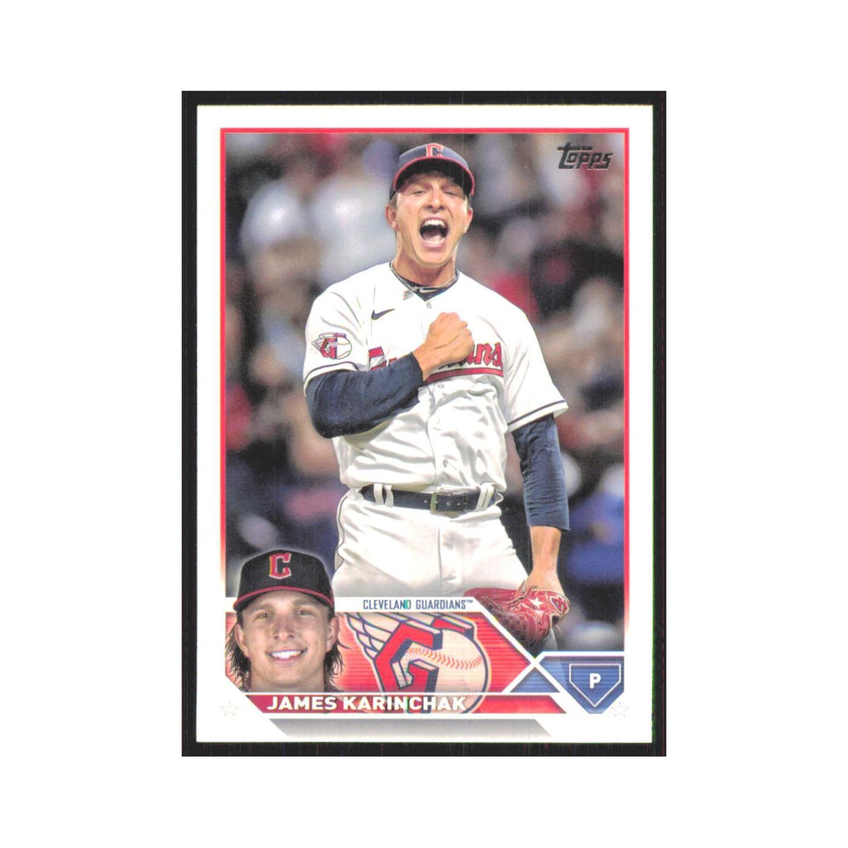 James Karinchak 2023 Topps Update #US239 Cleveland Guardians Baseball Card NM