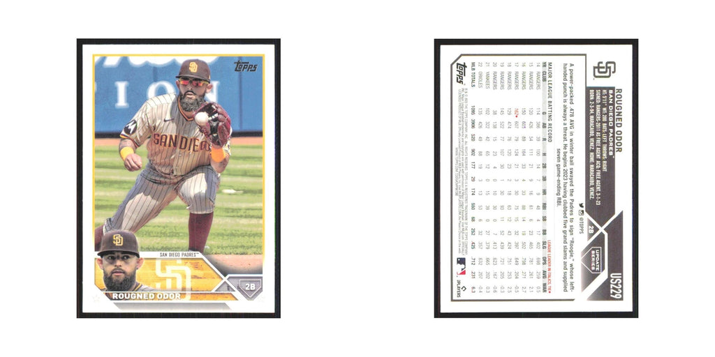 Rougned Odor 2023 Topps Update #US229 San Diego Padres Baseball Card NM