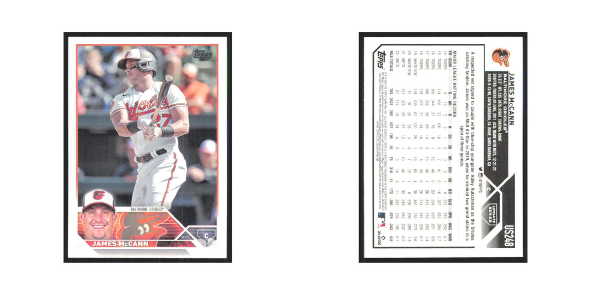 James McCann 2023 Topps Update #US248 Baltimore Orioles Baseball Card NM