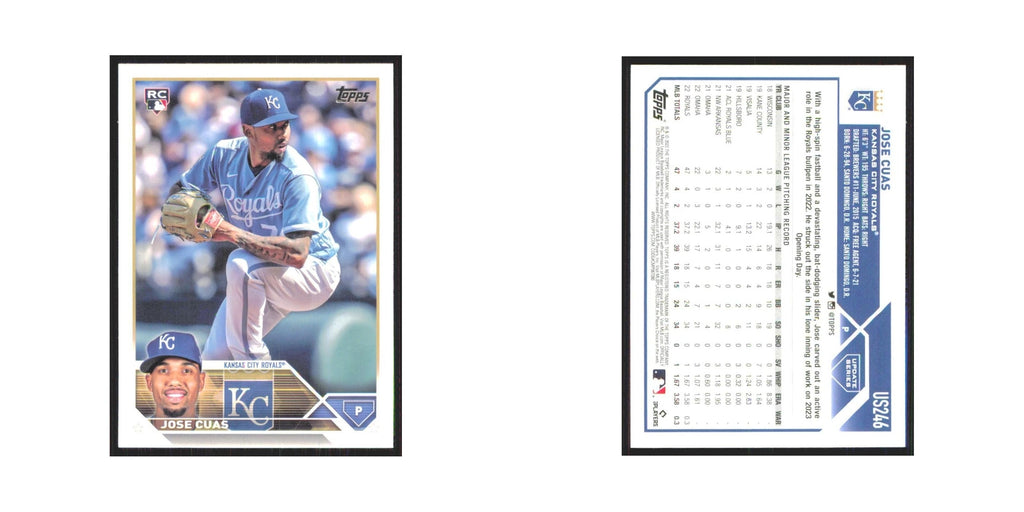 Jose Cuas 2023 Topps Update #US246 Kansas City Royals Baseball Card NM