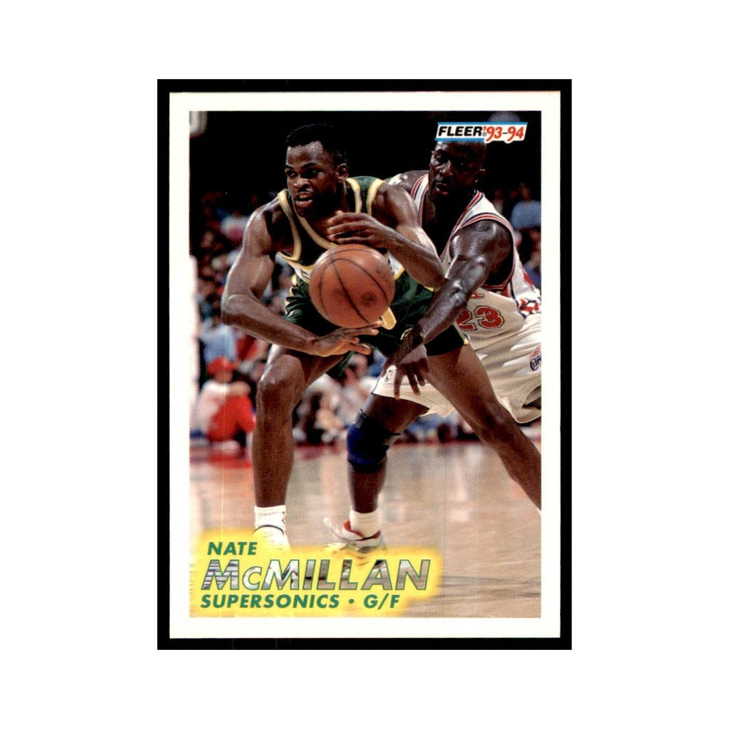 1993 Fleer Nate McMillan Basketball Cards #201