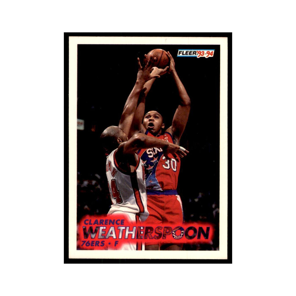 1993 Fleer Clarence Weatherspoon Cards #161