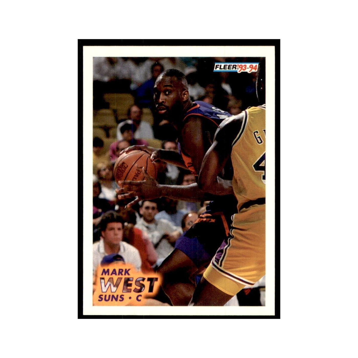 1993 Fleer Mark West Basketball Cards #171