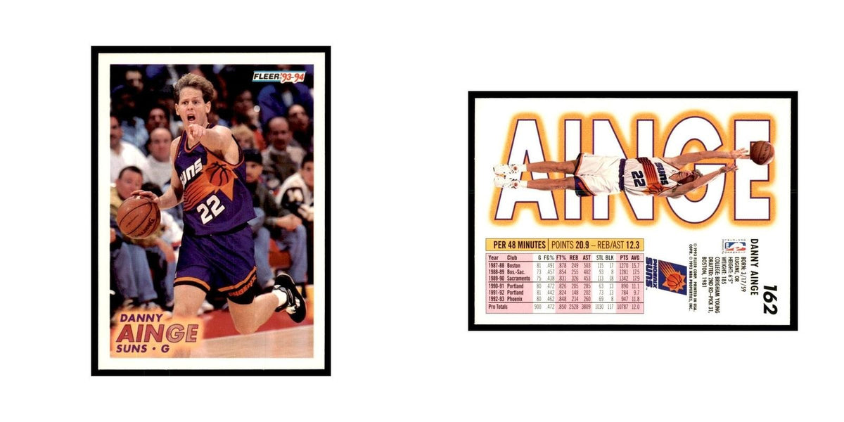 1993 Fleer Danny Ainge Basketball Cards #162