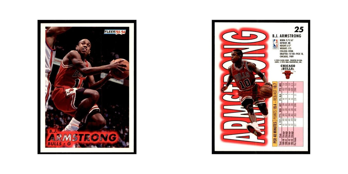 1993 Fleer B.J. Armstrong Basketball Cards #25