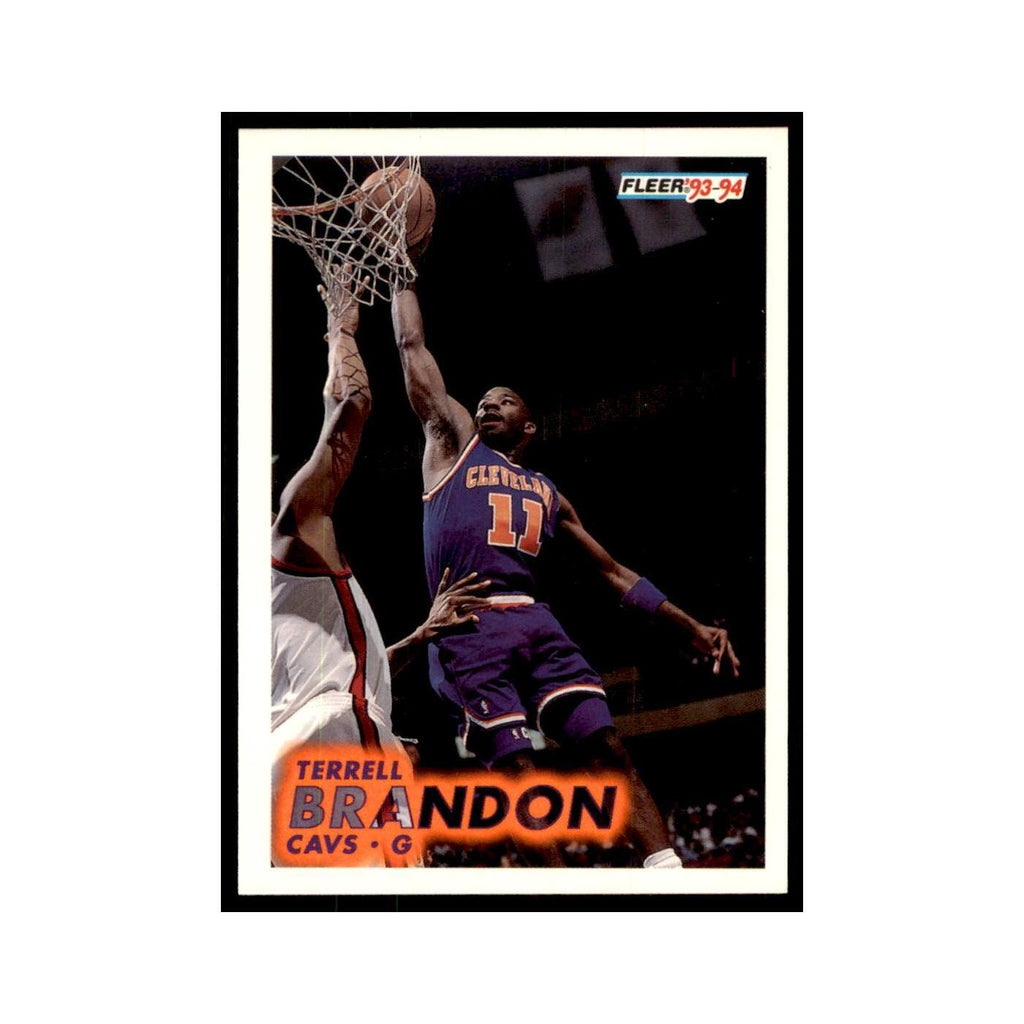 1993 Fleer Terrell Brandon Basketball Cards #34