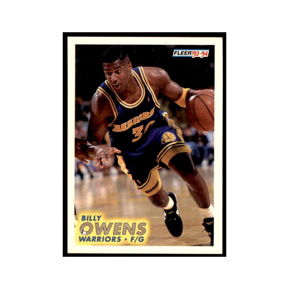 1993 Fleer Billy Owens Basketball Cards #72