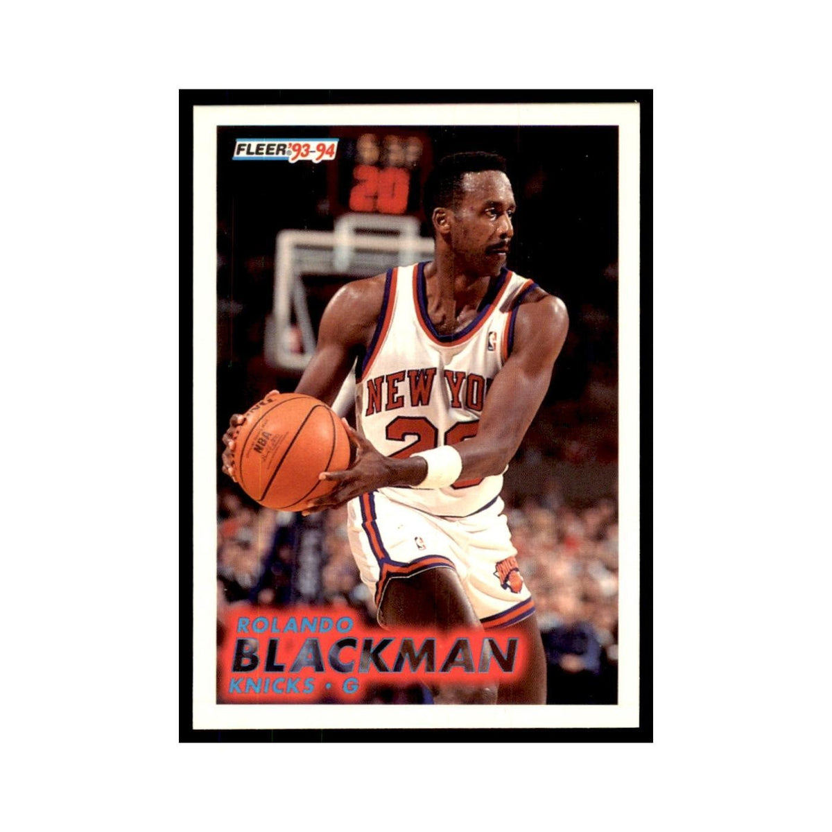 1993 Fleer Rolando Blackman Basketball Cards #138