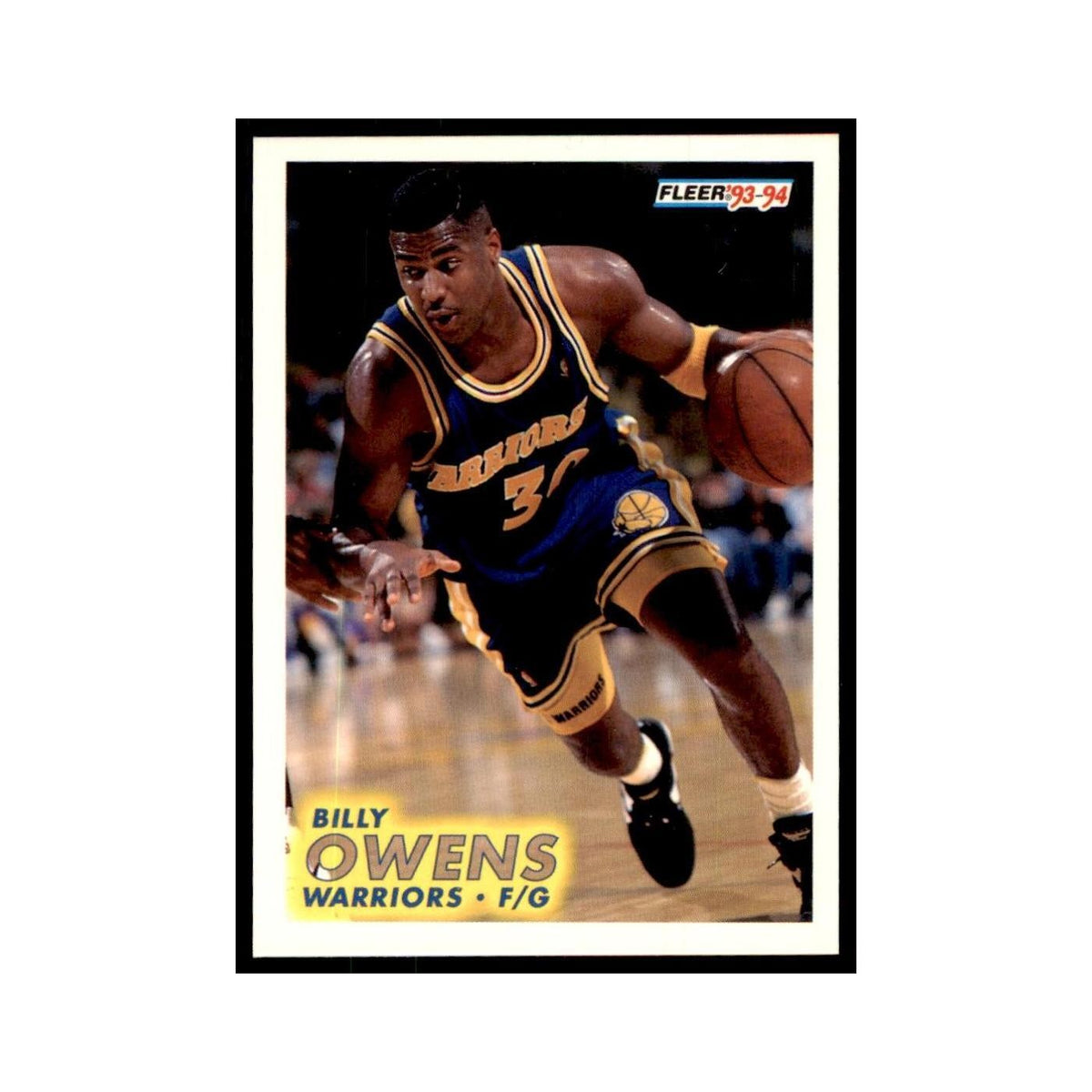1993 Fleer Billy Owens Basketball Cards #72