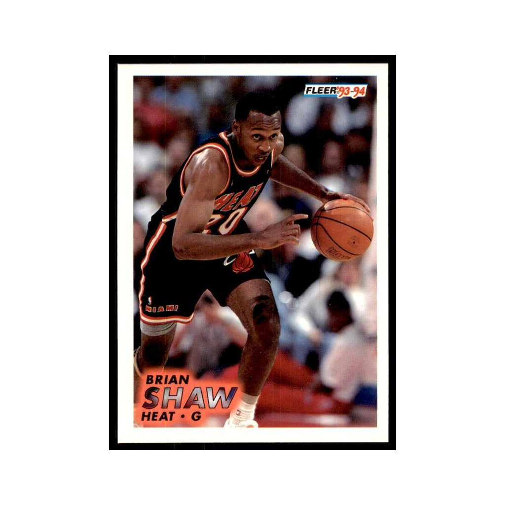 1993 Fleer Brian Shaw Basketball Cards #112