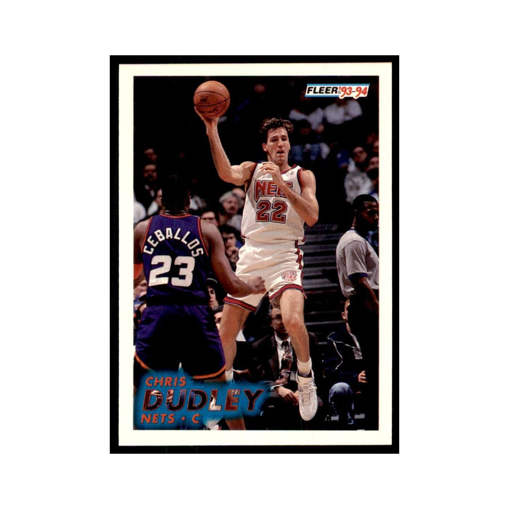 1993 Fleer Chris Dudley Basketball Cards #134