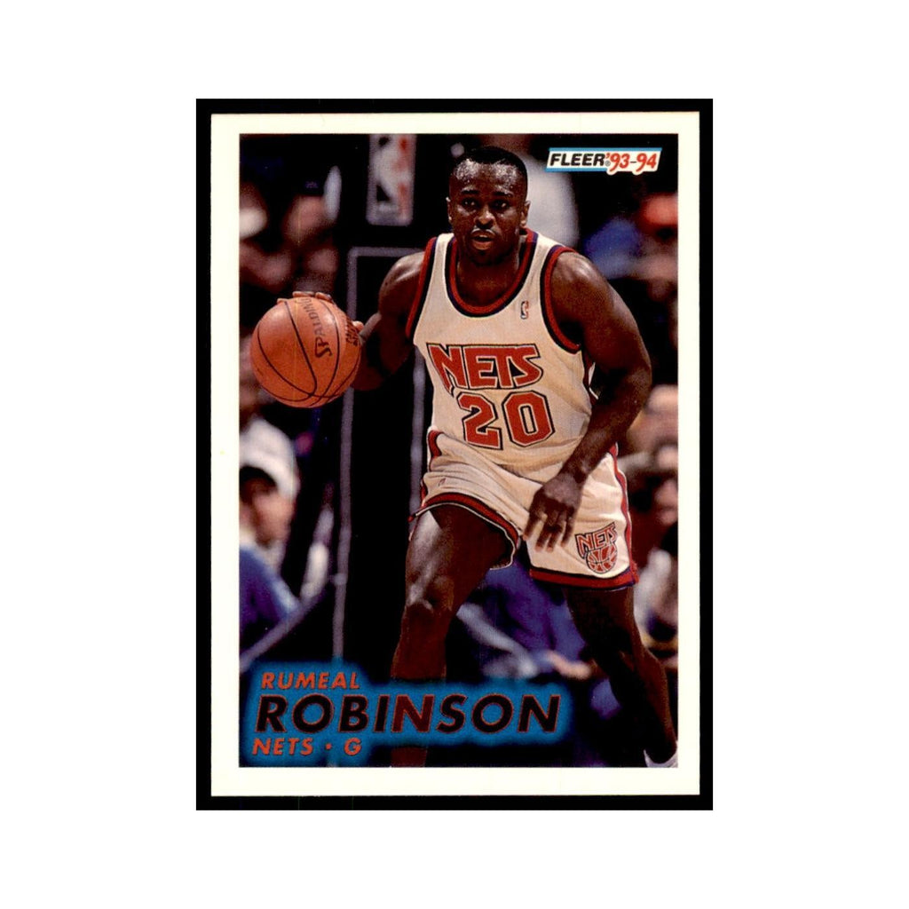 1993 Fleer Rumeal Robinson Basketball Cards #136