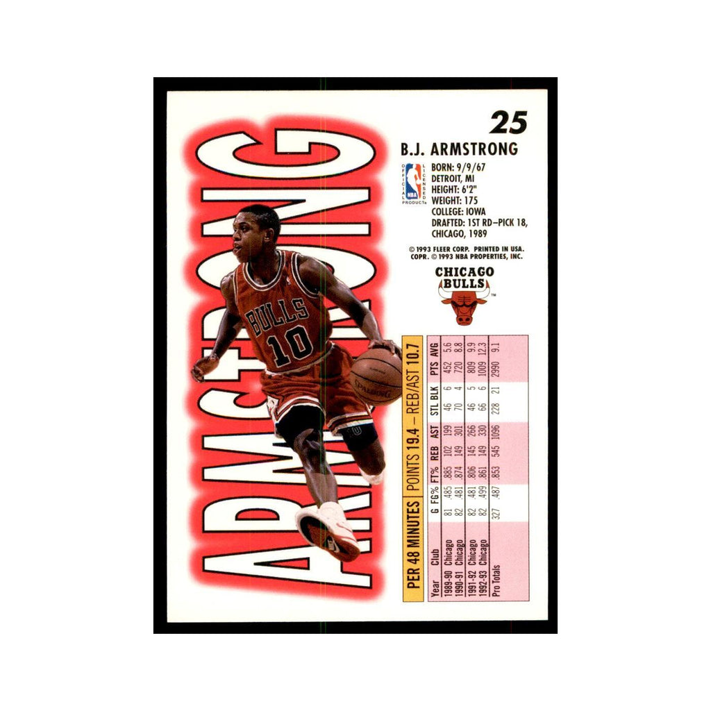 1993 Fleer B.J. Armstrong Cards #25