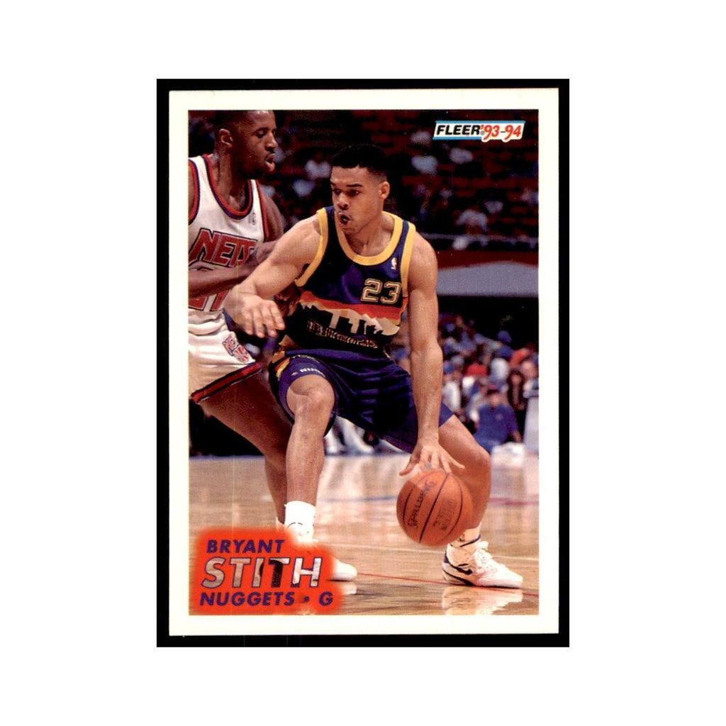 1993 Fleer Bryant Stith Basketball Cards #56