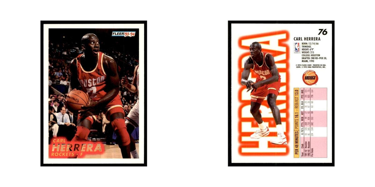 1993 Fleer Carl Herrera Basketball Cards #76