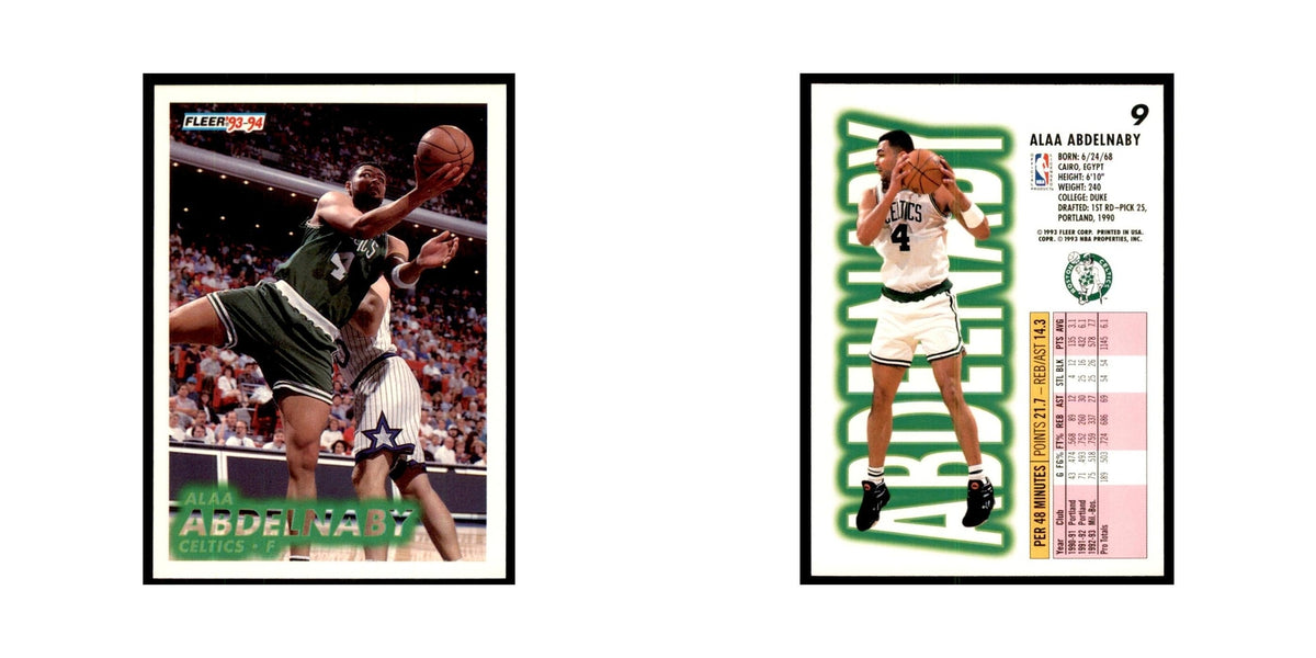 1993 Fleer Alaa Abdelnaby Cards #9