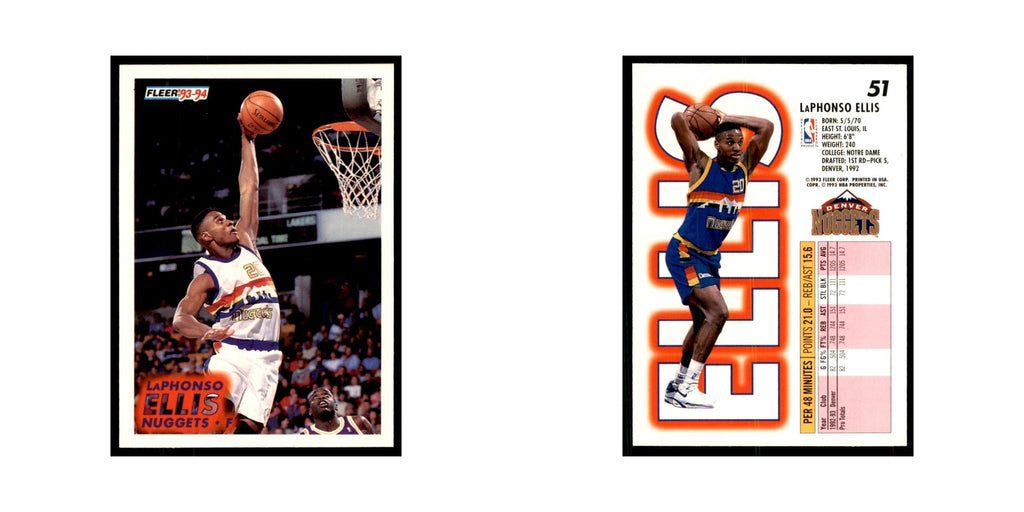 1993 Fleer LaPhonso Ellis Cards #51