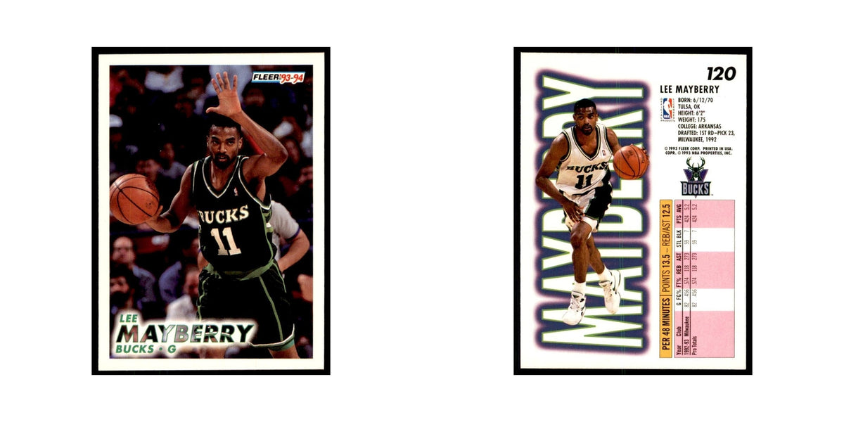 1993 Fleer Lee Mayberry Cards #120