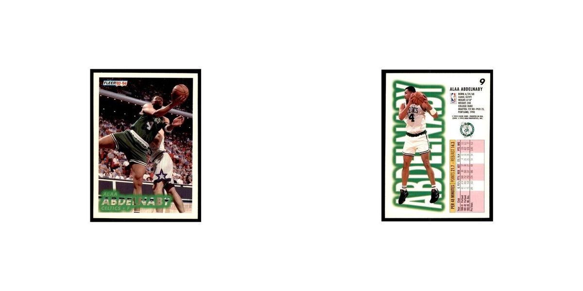 1993 Fleer Alaa Abdelnaby Basketball Cards #9