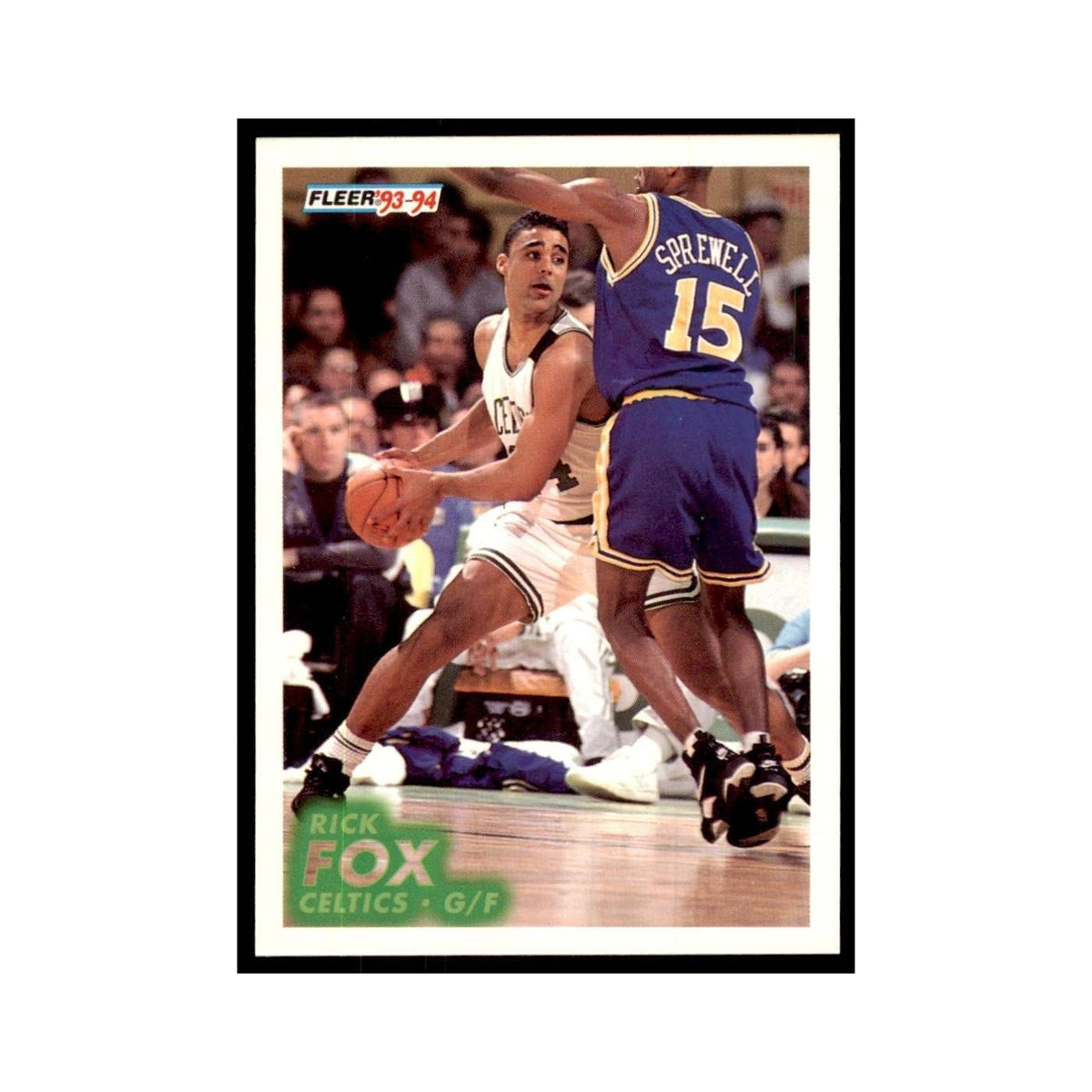 1993 Fleer Rick Fox Basketball Cards #12