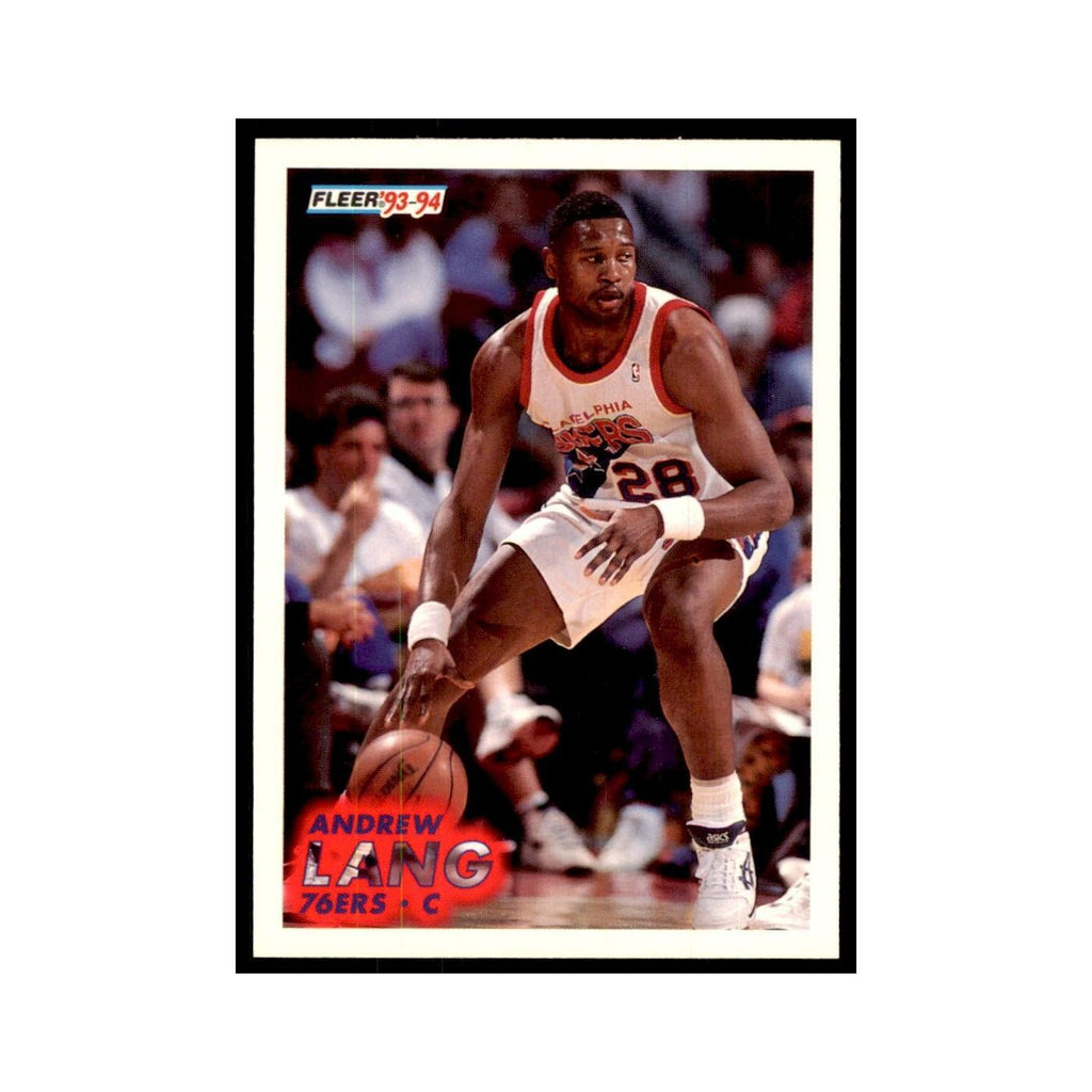 1993 Fleer Andrew Lang Basketball Cards #159