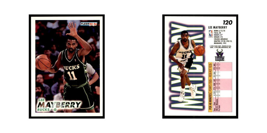 1993 Fleer Lee Mayberry Cards #120
